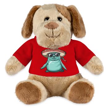 Seal Animal Funny Sombrero - MiniFeet® Dog Helge - red - Front
