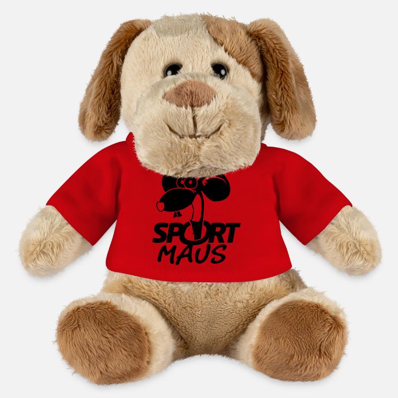 Sportmaus negative - MiniFeet® Dog Helge - red