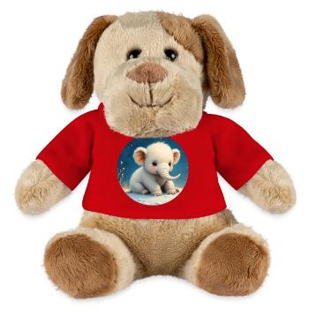 Baby Elephant on the Sand - MiniFeet® Dog Helge - red - Front