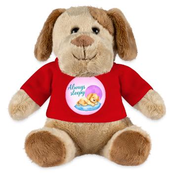 Cute Puppy is always sleepy 1 - MiniFeet® Hund Helge - Rot - Vorne
