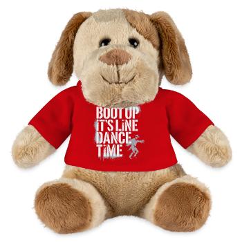 Western-style dancing fun - MiniFeet® Dog Helge - red - Front