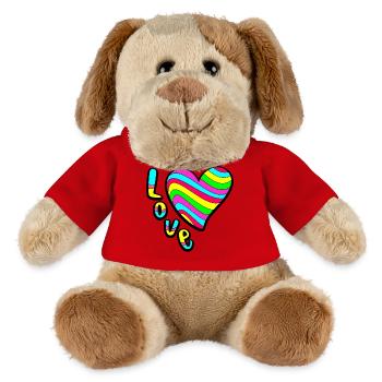 Colourful Love - MiniFeet® Dog Helge - red - Front