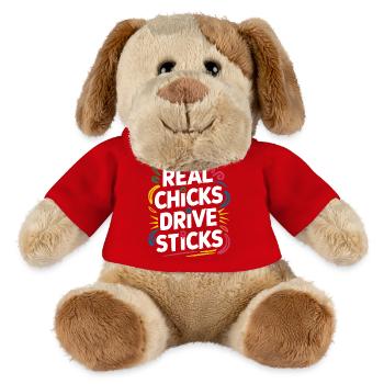 Autosprüche für Frauen mit Stil - MiniFeet® Hund Helge - Rot - Vorne