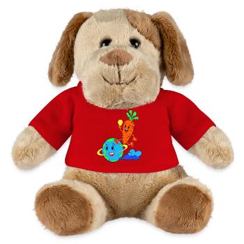 Erde - MiniFeet® Hund Helge - Rot - Vorne