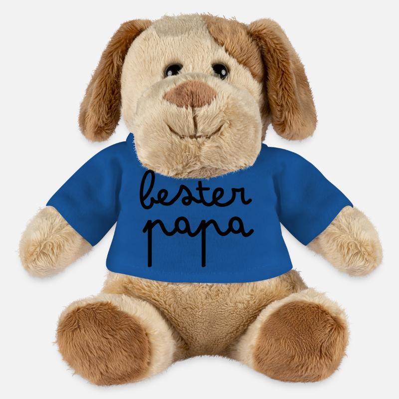 Bester Papa - MiniFeet® Hund Helge - Königsblau