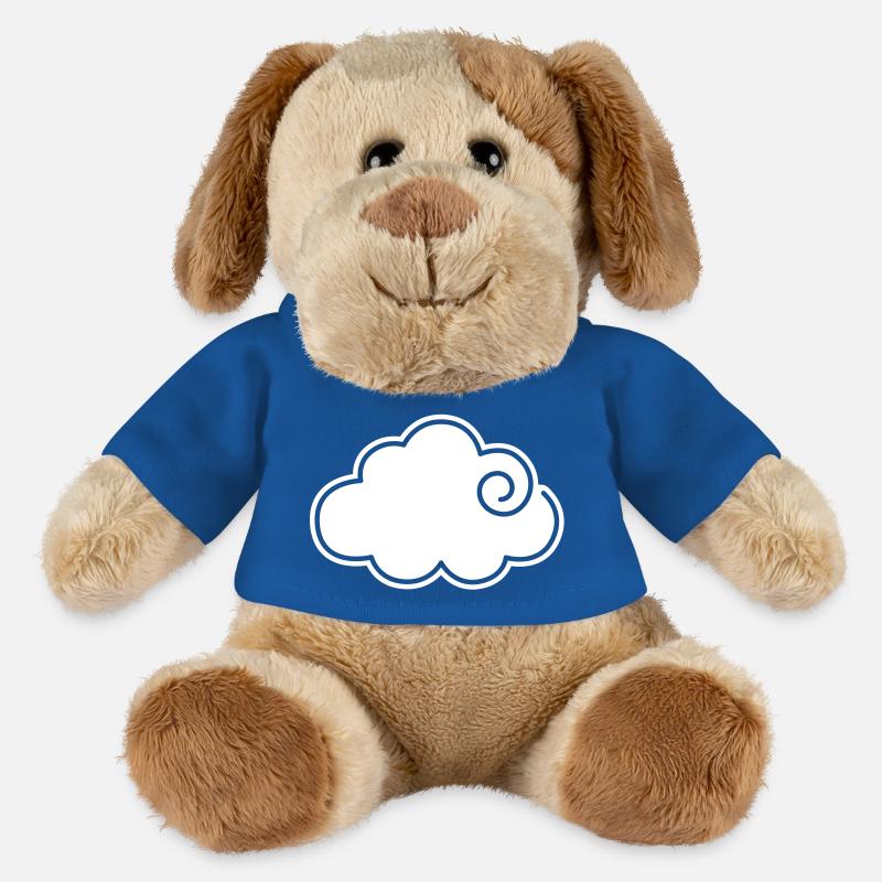 Nuage - Chien en peluche Helge MiniFeet® - bleu roi