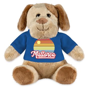 Majorque, vacances - Chien en peluche Helge MiniFeet® - bleu roi - Devant
