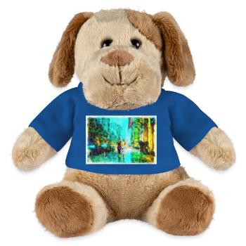 New Yorkers In Rain - MiniFeet® Dog Helge - royal blue - Front