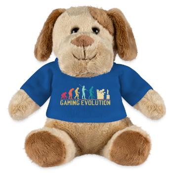 Gaming Evolution Kunstwerk - MiniFeet® Hund Helge - Königsblau - Vorne