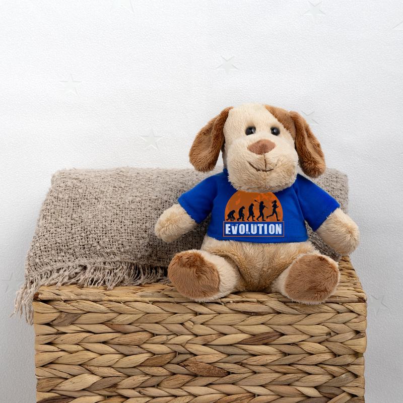 Running Evolution Running Girl Marathon Runner Chien en peluche Helge MiniFeet®