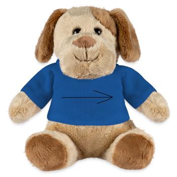 Arrow right - MiniFeet® Dog Helge - royal blue - Front