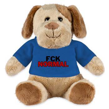 FCK NORMAL - für Authentizität und Individualität - MiniFeet® Hund Helge - Königsblau - Vorne