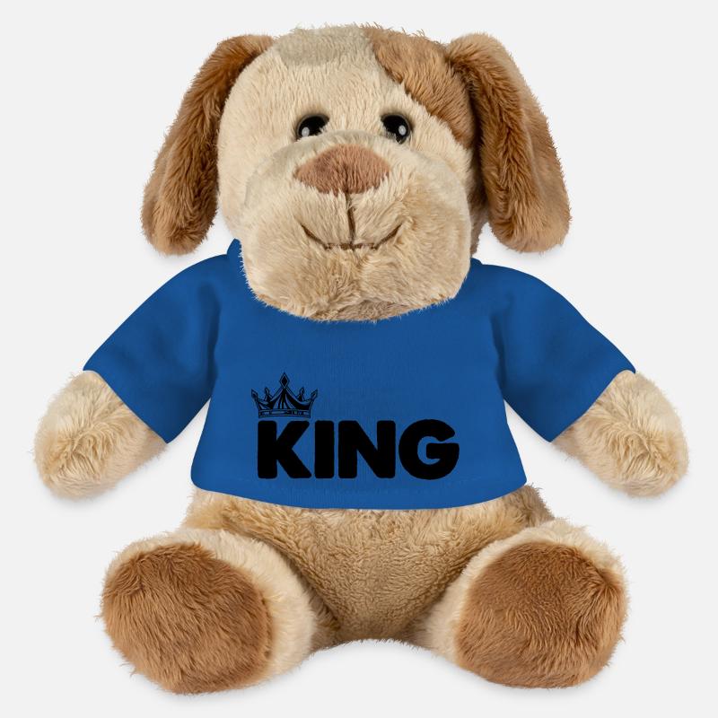 king - MiniFeet® Hund Helge - Königsblau