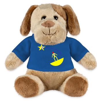 stellar shooting - MiniFeet® Dog Helge - royal blue - Front