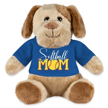 Softball Mama Emblem - MiniFeet® Hund Helge - Königsblau - Vorne