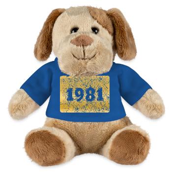 1981 - MiniFeet® Hund Helge - Königsblau - Vorne