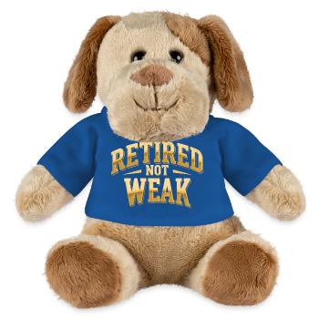 Retraite du bodybuilding pour Gym Men Fitness - Chien en peluche Helge MiniFeet® - bleu roi - Devant