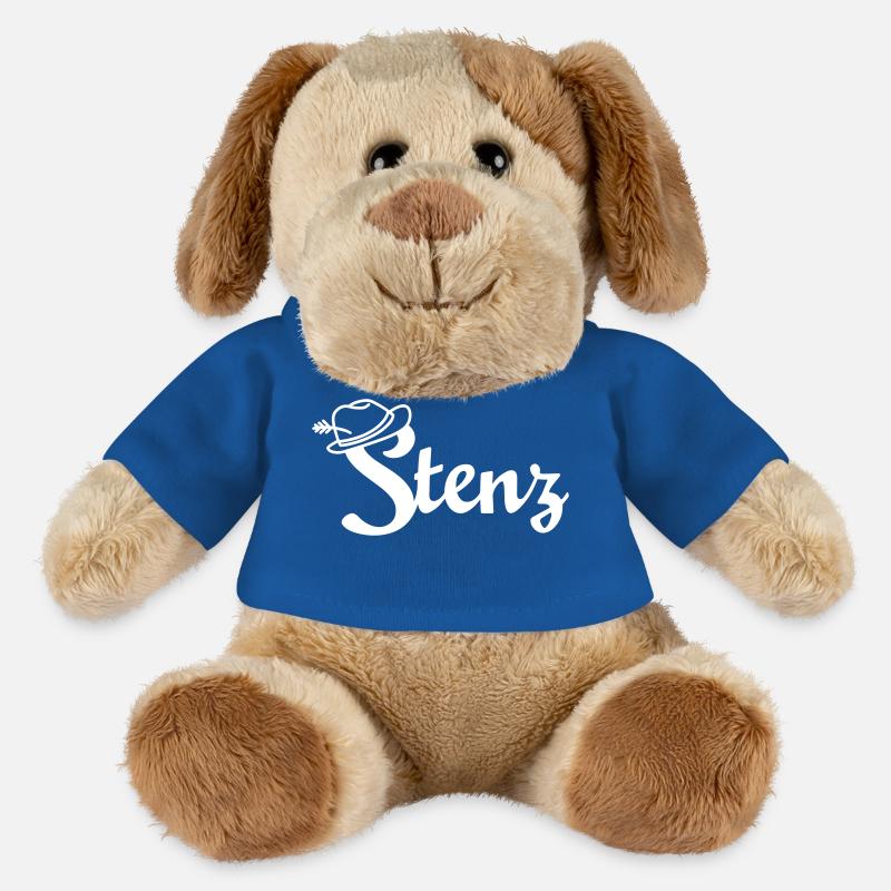 stenz weiss - MiniFeet® Hund Helge - Königsblau