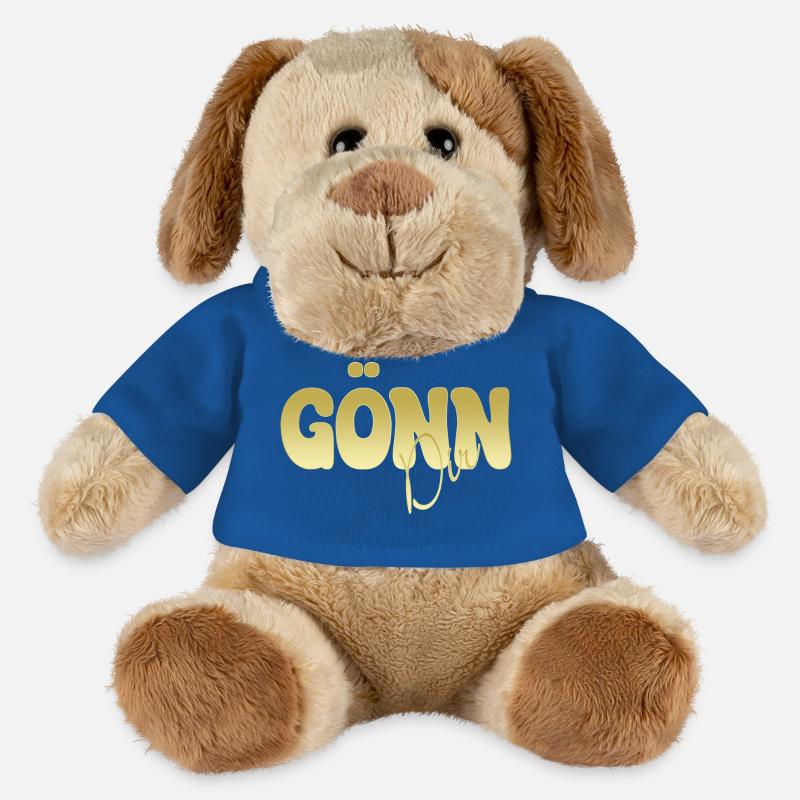 GÖNN DIR Goldglanz Typografie - MiniFeet® Hund Helge - Königsblau