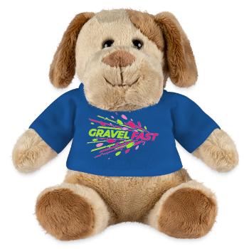 Vecteur de pétales à vitesse rapide du gravier - Chien en peluche Helge MiniFeet® - bleu roi - Devant