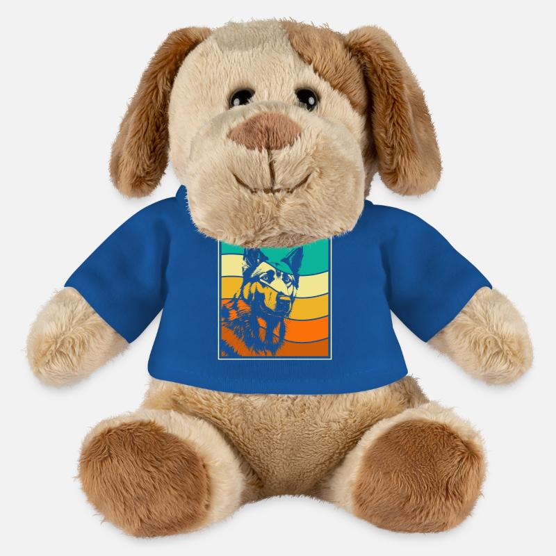 Deutscher Schäferhund - MiniFeet® Hund Helge - Königsblau