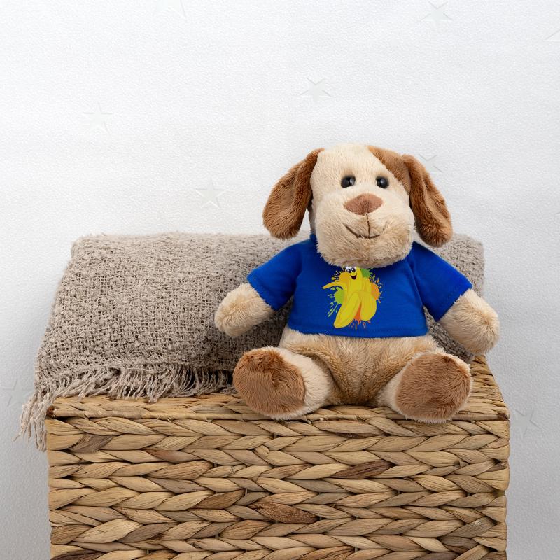 Explosion de couleur banane joyeuse Chien en peluche Helge MiniFeet®