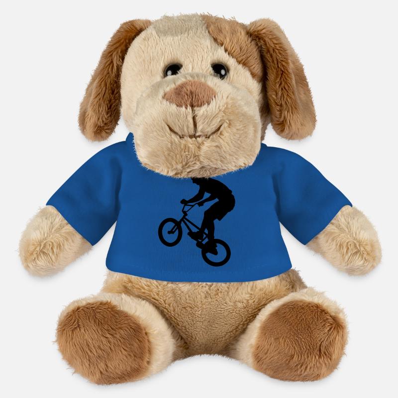 Cool BMX Rider - MiniFeet® Hund Helge - Königsblau