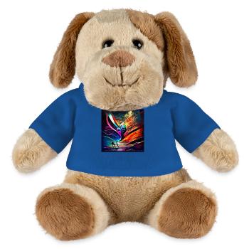 Ton zu Bild - MiniFeet® Hund Helge - Königsblau - Vorne