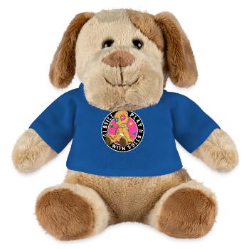 Ich spiele immer noch mit Puppen! Zur Voodoo-Puppe! - MiniFeet® Hund Helge - Königsblau - Vorne