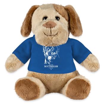 Rottweiler Maman Chien Chien Rottie Wilsigns - Chien en peluche Helge MiniFeet® - bleu roi - Devant