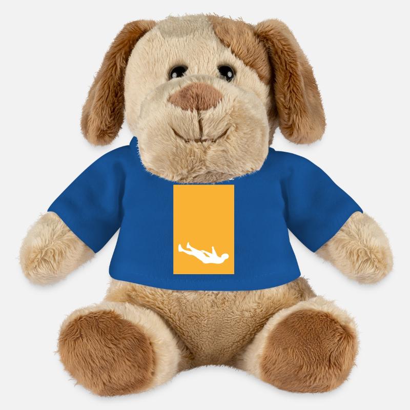 Continuez à tomber - Chien en peluche Helge MiniFeet® - bleu roi