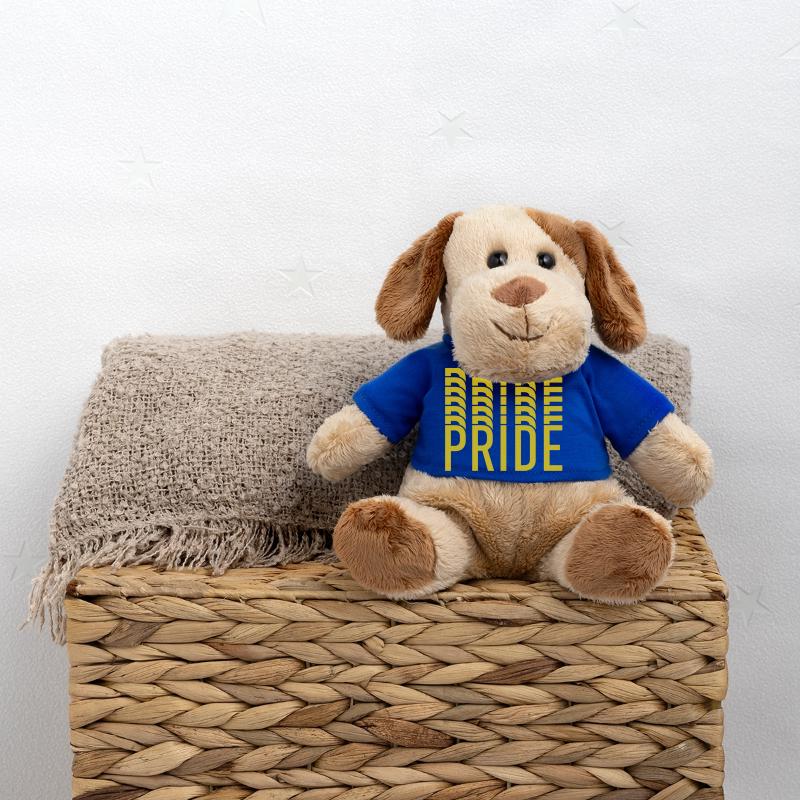 Pride Yellow Text Pattern MiniFeet® Dog Helge