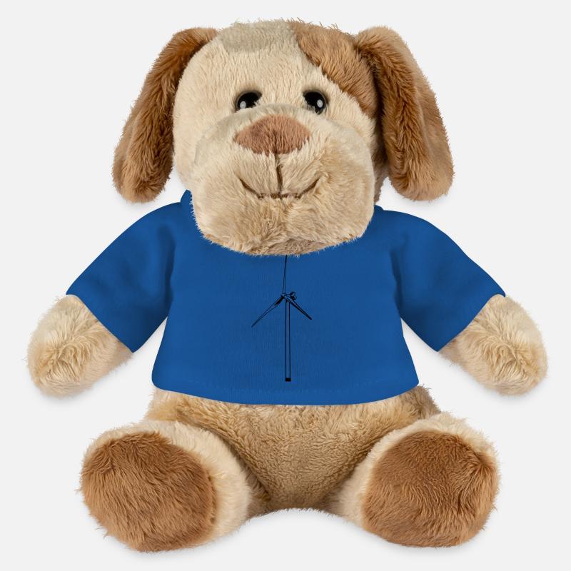 Moulin à vent - Chien en peluche Helge MiniFeet® - bleu roi