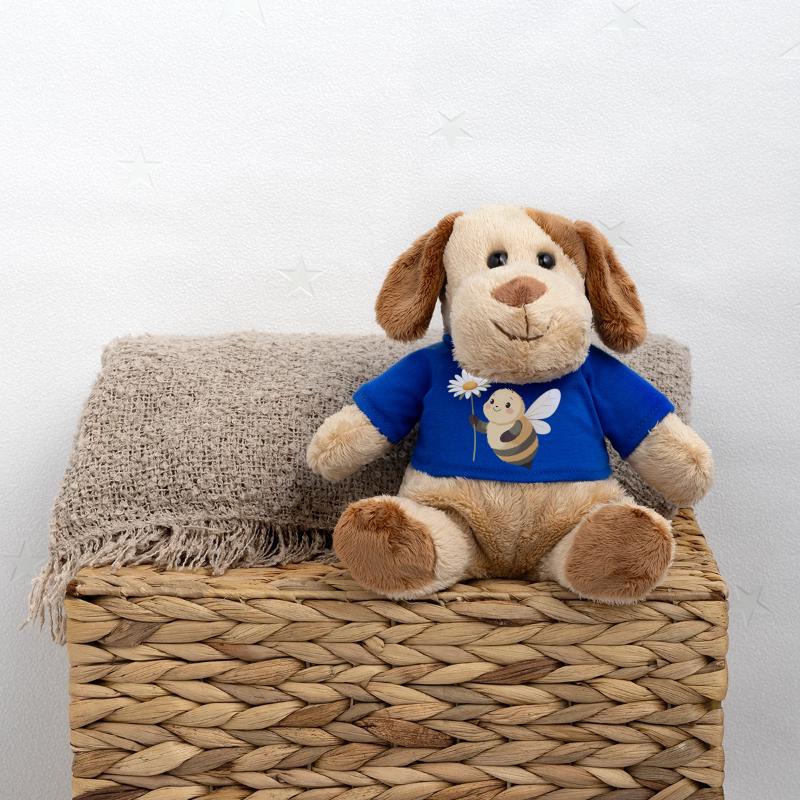 Fleur Abeille Fleur Joyeuse Chien en peluche Helge MiniFeet®