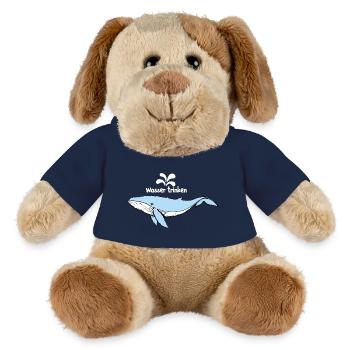 Whale and water - MiniFeet® Dog Helge - french navy - Front