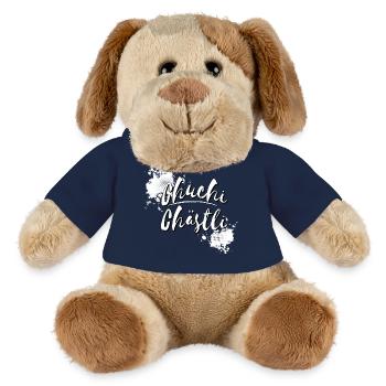 Chuchichästli typo | Chuchichäschtli  - MiniFeet® Hund Helge - French Navy - Vorne
