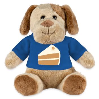 Nut Cake Slice Design - MiniFeet® Dog Helge - royal blue - Front