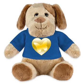 Schmetterlinge - MiniFeet® Hund Helge - Königsblau - Vorne