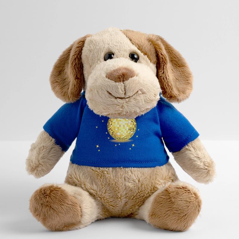 Étincelle de la boule disco dorée Chien en peluche Helge MiniFeet®