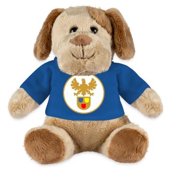 51177_Maler_und_Lackierer, guild sign - MiniFeet® Dog Helge - royal blue - Front