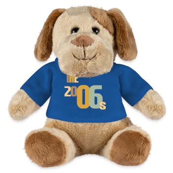 Vintage Année 2006 Anniversaire 20 ans Idée Cadeau - Chien en peluche Helge MiniFeet® - bleu roi - Devant