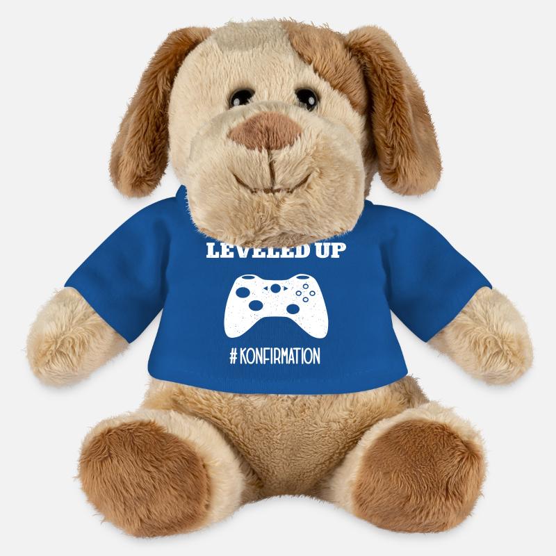 #Konfirmation Konfi Gamer Leveled Up Konfirmation - MiniFeet® Hund Helge - Königsblau