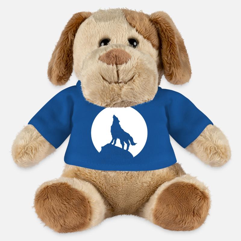 Wolf - MiniFeet® Hund Helge - Königsblau