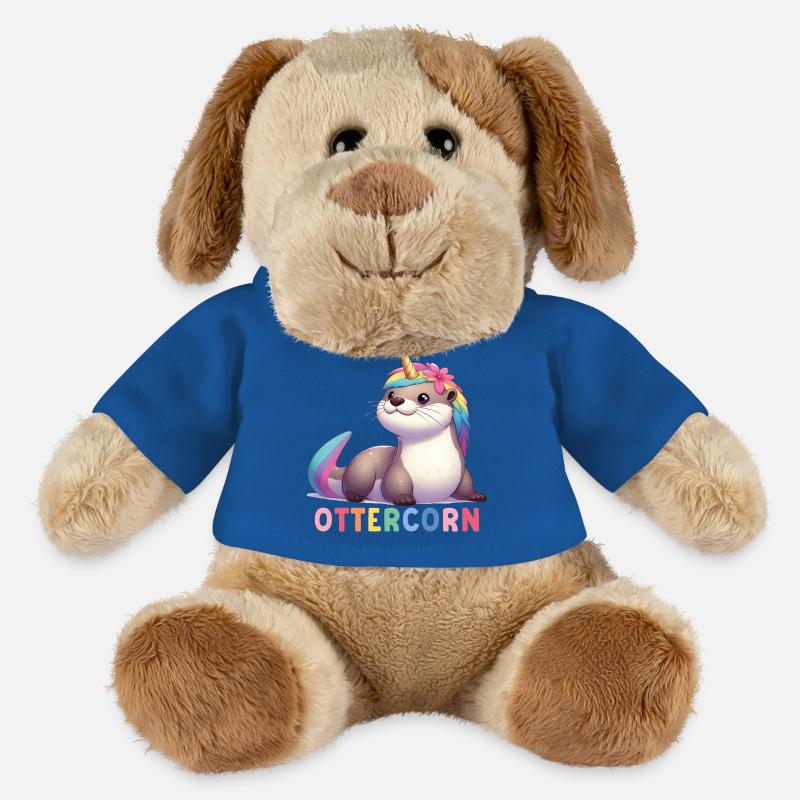 Otter Einhorn - MiniFeet® Hund Helge - Königsblau