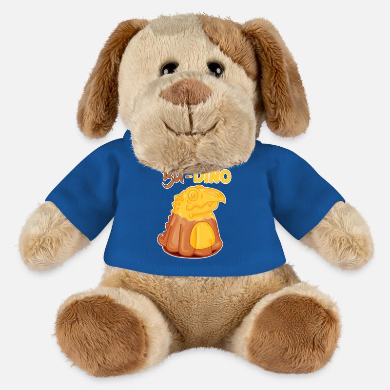 Pudding - Chien en peluche Helge MiniFeet® - bleu roi