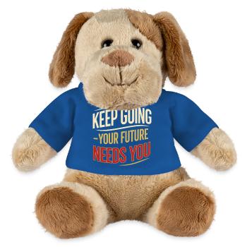 Continuez Vers Avenir - Chien en peluche Helge MiniFeet® - bleu roi - Devant