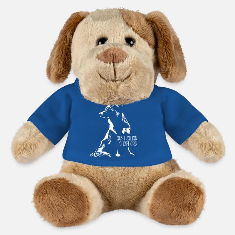 Australian Shepherd Silhouette Aussie Wilsigns - MiniFeet® Hund Helge - Königsblau