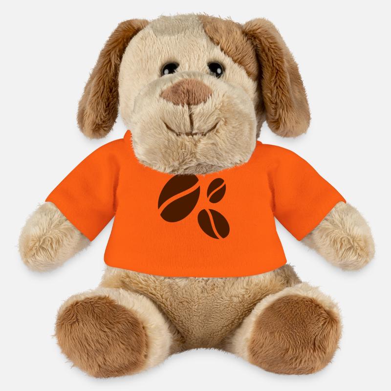 Coffee bean - MiniFeet® Dog Helge - golden orange