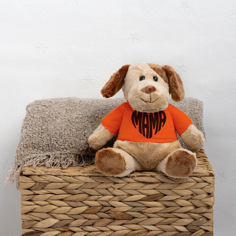 Mama Herz Form Mutter Herzform Muttertag Geschenk MiniFeet® Hund Helge