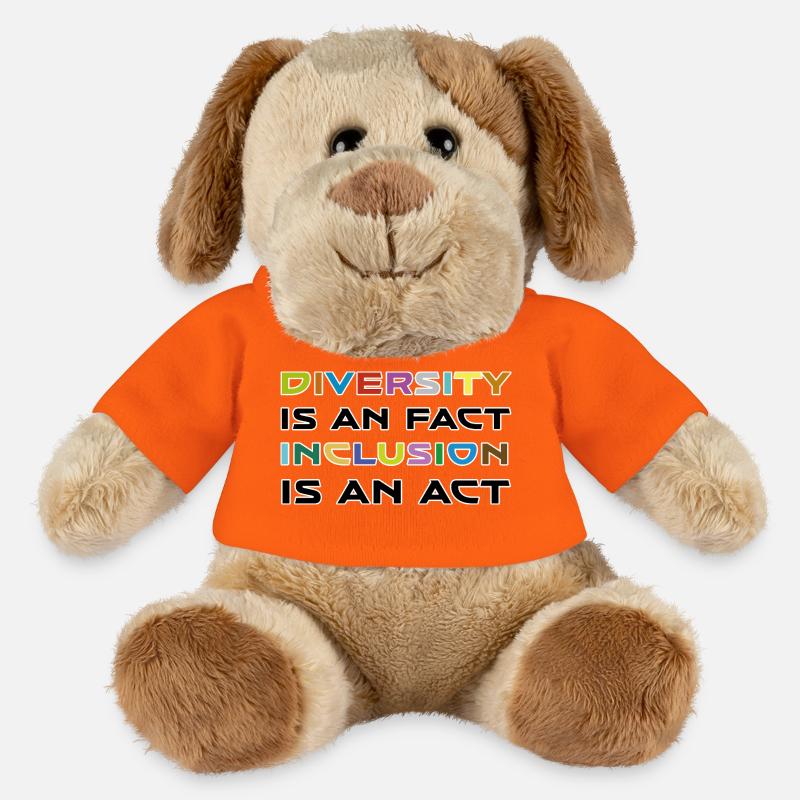 Diversity is a fact, inclusion is action - MiniFeet® Dog Helge - golden orange
